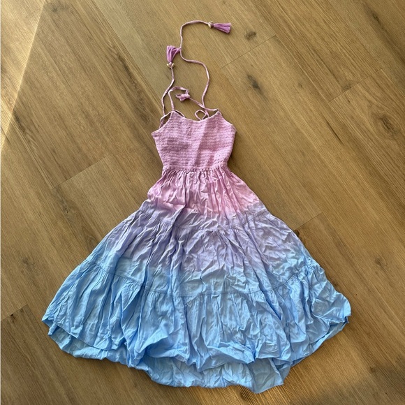 Tiare Hawaii - Kids Avisa Dress Blueberry Ombré 8-10 - Picture 4 of 7